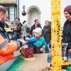 Polizei, Feuerwehr, Rettungskräfte. Bayerns Innenminister Joachim Herrmann eröffnet als Schirmherr den 12. Landestag der Verkehrssicherheit am Samstag 20.04.24 in Würzburg.