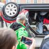 Polizei, Feuerwehr, Rettungskräfte. Bayerns Innenminister Joachim Herrmann eröffnet als Schirmherr den 12. Landestag der Verkehrssicherheit am Samstag 20.04.24 in Würzburg.