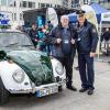 Polizei, Feuerwehr, Rettungskräfte. Bayerns Innenminister Joachim Herrmann eröffnet als Schirmherr den 12. Landestag der Verkehrssicherheit am Samstag 20.04.24 in Würzburg.