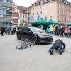 Polizei, Feuerwehr, Rettungskräfte. Bayerns Innenminister Joachim Herrmann eröffnet als Schirmherr den 12. Landestag der Verkehrssicherheit am Samstag 20.04.24 in Würzburg.