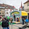Polizei, Feuerwehr, Rettungskräfte. Bayerns Innenminister Joachim Herrmann eröffnet als Schirmherr den 12. Landestag der Verkehrssicherheit am Samstag 20.04.24 in Würzburg.