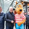 Polizei, Feuerwehr, Rettungskräfte. Bayerns Innenminister Joachim Herrmann eröffnet als Schirmherr den 12. Landestag der Verkehrssicherheit am Samstag 20.04.24 in Würzburg.