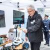 Polizei, Feuerwehr, Rettungskräfte. Bayerns Innenminister Joachim Herrmann eröffnet als Schirmherr den 12. Landestag der Verkehrssicherheit am Samstag 20.04.24 in Würzburg.