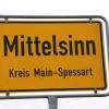 Ortsschild Mittelsinn.