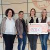 Bürgermeister Ludwig Nätscher, Corinna Pabst (1. Vorsitzende TSV Poppenhausen), Sabrina Gomez (Kindergarten Pfersdorf) Lisa Sochos (Montessori Kinderhaus Maibach), Daniela Ostfeld (Kindergarten Kronungen), Natalia Graf (Kindertagesstätte Poppenhausen), es fehlt: Claudia Hartmann vom Kindergarten Kützberg.