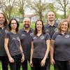 Das neu gewählte Vorstandsteam: Sebastian Friedl (2. Vorsitzender), Markus Ebert (1. Vorsitzender), Gabi Grätz (stellv. Kassiererin), Klaus Köpfer (stellv. Schriftführer), Corina Gehring (Schriftführerin), Andrè Schenk (3. Vorsitzender), Stefanie Bönig (Kassiererin), Ralf Fischer (Jugendleiter).