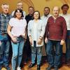 Von links: Achim Michel, Roland Ehmann, Elke Schenk, Harald Ebert, Benedikt Elsässer, Angelina Berberich, Sebastian Henneberger, Armin Arbinger, Marcus Wessels, Gerhard Pfundt.