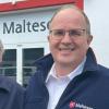 Das neue ehrenamtliche Führungsteam der Malteser Mellrichstadt: Stadtbeauftragter Oliver Zegual (rechts) und sein Stellvertreter Peter Kirchner.
