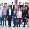 Freisprechungsfeier bei Warema: Die ehemaligen Auszubildende und Studenten sowie die Weiterbildungsabsolventen stellten sich mit der Geschäftsleitung zum Erinnerungsfoto.