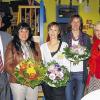 Gratulanten im Kindergarten Gaibach (von links): Bürgermeister Peter Kornell, Sachbearbeiterin Margit Krämer, Kindergartenleiterin Petra Friesl, Elternbeiratsvorsitzende Katja Scheidig und Landrätin Tamara Bischof.