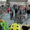 Die Besucherinnen und Besucher fanden beim Fahrradflohmarkt immer eine große Auswahl an Rädern und Zubehör vor.
