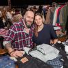Zahlreiche Menschen besuchen am Sonntag 18.02.24 den Fashion Flohmarkt in der Posthalle in Würzburg.
