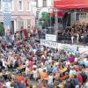Kleine Änderung fürs 31. Stadtfest: Dort, wo sonst die Bühne stand, wird dieses Jahr der Zunftbaum aufgestellt.