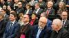 Welt in Aufruhr: Diözesanempfang mit Politikwissenschaftler Prof. Herfried Münkler. Auf Einladung von Bischof Franz Jung kommen rund 1000 Gäste aus Politik, Wirtschaft, Kultur und Gesellschaft in Unterfranken in das Hörsaalgebäude der Universität am Hubland in Würzburg.
