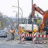 Großbaustelle in der Nürnberger Straße: Die Stadt hat geplant. Zahlen sollen jetzt größtenteils die Anlieger.