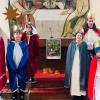 Die Sternsinger von Windheim (von links): Felix, Simon, Jannik, Kevin, Lukas, Philipp und Xaver; es fehlt Johanna. Die Sternsinger von Windheim (von links): Felix, Simon, Jannik, Kevin, Lukas, Philipp und Xaver; es fehlt Johanna.