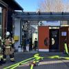 Großeinsatz am Caritas-Kindergarten Ebelsbach: am Dienstagnachmittag ist es aus bislang unklarer Ursache zum Austritt von Kohlenmonoxid gekommen. Insgesamt sechs Personen wurden verletzt. Großeinsatz am Caritas-Kindergarten Ebelsbach: am Dienstagnachmittag ist es aus bislang unklarer Ursache zum Austritt von Kohlenmonoxid gekommen. Insgesamt sechs Personen wurden verletzt.