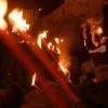 Spektakulär war wieder die Veranstaltung "Kirchenburg in Flammen" in Ostheim, zahlreiche Besucher ließen sich die kirchenburg im Lichtermeer nicht entgehen.