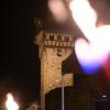 Spektakulär war wieder die Veranstaltung "Kirchenburg in Flammen" in Ostheim, zahlreiche Besucher ließen sich die kirchenburg im Lichtermeer nicht entgehen.