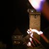 Spektakulär war wieder die Veranstaltung "Kirchenburg in Flammen" in Ostheim, zahlreiche Besucher ließen sich die kirchenburg im Lichtermeer nicht entgehen.