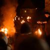 Spektakulär war wieder die Veranstaltung "Kirchenburg in Flammen" in Ostheim, zahlreiche Besucher ließen sich die kirchenburg im Lichtermeer nicht entgehen.
