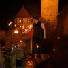 Spektakulär war wieder die Veranstaltung "Kirchenburg in Flammen" in Ostheim, zahlreiche Besucher ließen sich die kirchenburg im Lichtermeer nicht entgehen.