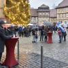 Trotz des schlechten Wetters war der Neujahrsempfang in Königsberg gut besucht. Bürgermeister Claus Bittenbrünn sprach über aktuelle Projekte.