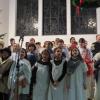 Der Chor der St. Martin Schule singt zusammen mit der Klasse M4 sowie der Klasse 4a der Grundschule Siedlung das Weihnachtsmusical "Freude, Freude" von G. Mertis.