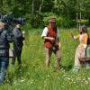 Das Fränkischen Freilandmuseum Fladungen diente in den vergangenen Jahren immer wieder als Drehort für die Märchenfilme. So entstand Rotkäppchen im Jahr 2012, Siebenschön (unser Bild 2014) und Der Räuber Hotzenplotz (2022).