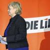 Rücktritt: Gesine Lötzsch am Mittwoch in Berlin.