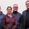 Der alte Vorstand des Musikverein Oberbach ist auch der neue. Von links: Stephan Kirchner, Linda Kirchner, Frank Lohmüller und Andreas Fuß.
