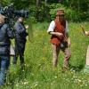 Das Fränkischen Freilandmuseum Fladungen diente in den vergangenen Jahren immer wieder als Drehort für die Märchenfilme. So entstand Rotkäppchen im Jahr 2012, Siebenschön (unser Bild 2014) und Der Räuber Hotzenplotz (2022).