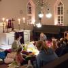 Heimelige Stimmung in der Nordheimer evangelischen Kirche.