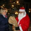 Ingrid Markert mit dem Nikolaus.
