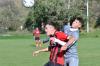 Erich Kilchert (in Schwarz-Rot) ist mit seiner Mannschaft vom FC Fuchsstadt längst in der U19-Bezirksoberliga angekommen und überwintert auf dem 4. Tabellenplatz.