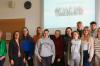 Das krankheitsbedingt leicht dezimierte Celtis-Gründungteam der AG "Freiwilliges soziales Schuljahr" mit Lehrerin Pfarrerin Angela Weigel (ganz links) und Katrin Schauer (zweite von links) vom Landratsamt, Arbeitsbereich Ehrenamt und Teilhabe.