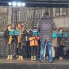 Bläserensemble der Richard-Trunk-Musikschule auf der Weihnachtszauberbühne.
