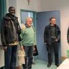 Abbé Etienne Ndéné Ndong, Direktor der Caritas in der Diözese Kaolack, zu Besuch im Klassenzimmer an unserer Landwirtschaftsschule Schweinfurt.