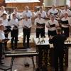 Der Männerchor, aufgenommen in der Thüngersheimer Pfarrkirche.