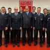 Auf dem Foto von links: Jenny Mahr (2. Kassierin), Simon Schmitt (2. Schriftführer), Philipp Voit (1. Schriftführer), Alexander Mahr (2. Vorsitzender, bis dato 1. Vorsitzender), Markus Ultsch (1. Kassier), David Lotz (1. Vorsitzender), Michael Stark (3. Kommandant), Dominik Mroz (1. Kommandant), Martin Voit (2. Kommandant), Lothar Ulmann (Ehren-Kreisbrandmeister).