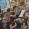 Im Bild das Miniorchester des Musikverein Werneck.
