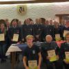 Die Geehrten der freiwilligen Feuerwehr Mainstockheim.
