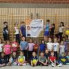 Auf dem Foto die Basketballer der 1. Jahrgangsstufe.