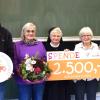 Auf dem Foto (von links): Stefan Weber, Ruth Reinfurt, Sr. Rita-Maria, Christiana Vormwald und Katharina Rodriguez bei der Spendenübergabe.