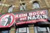 Kein Bock auf Nazis: Transparenz am Schweinfuter Stattbahnhof.