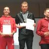 Die drei Erstplatzierungen der TRCR-Wertung (von links): Bastian Reukauf (Zweiter, SC Ostheim), Sieger Rico Nehls (ohne Verein) und der Dritte Mario Henning (Eichenzell).
