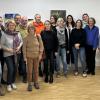 Die Künstlerinnen und Künstler waren am Ende der Ausstellung sehr zufrieden.