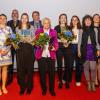 Gemeinsames Bild von Sponsoren, Laudatoren und Lotte-Preisträgerinnen mit (von links) Rainer Griebel, Dagmar Bergs-Winkels, Stefan Hebig, Angelika Söder, Heinz Reinders, Marie Gamperl (Schiedsrichter-Preis), Matthias Bode, Bärbel Wohlleben (Ehrenpreis), Vertreterinnen vom Verein Pichanga FC (Frauenfußball-Preis) und Judith Jörg-Roth (Vierte von rechts). Gemeinsames Bild von Sponsoren, Laudatoren und Lotte-Preisträgerinnen mit (von links) Rainer Griebel, Dagmar Bergs-Winkels, Stefan Hebig, Angelika Söder, Heinz Reinders, Marie Gamperl (Schiedsrichter-Preis), Matthias Bode, Bärbel Wohlleben (Ehrenpreis), Vertreterinnen vom Verein Pichanga FC (Frauenfußball-Preis) und Judith Jörg-Roth (Vierte von rechts).