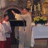 Segnung der neuen Ministrant:innen Leopold und Florentine. Segnung der neuen Ministrant:innen Leopold und Florentine.