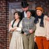 Oliver Twist im Theater Chambinzky mit (von links) Adeliya Sagitova, Nick Danilcenko, Katharina Müller und Sophia Memmel.